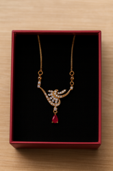 Zircon Pendant-321 (Maroon)
